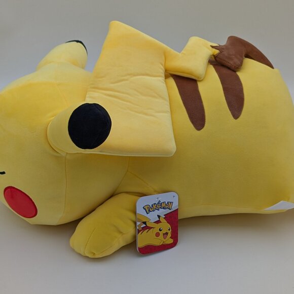 Jazwares Pokemon Pikachu 18 Inch Sleeping Plush - Picture 3 of 3